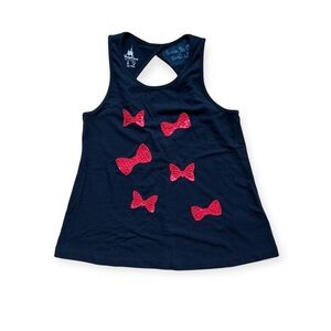 Disney • Girls Minnie Mouse Sequin Bow Tank Disney Parks • Size S